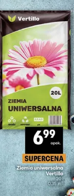 Ziemia uniwersalna Vertillo 20l promocja w Delikatesy Centrum