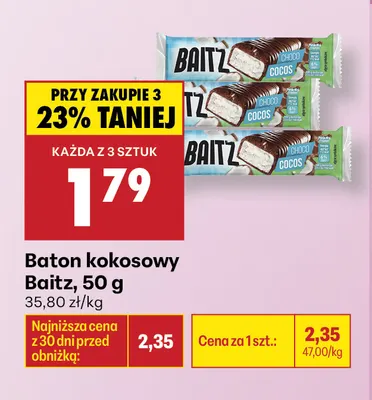 Baton kokosowy Baitz promocja w Biedronka