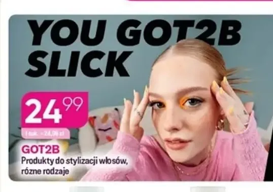 Produkty do stylizacji włosów Got2b promocja w Drogerie Koliber