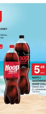 Napój gazowany Hoop Cola Zero promocja w Chorten