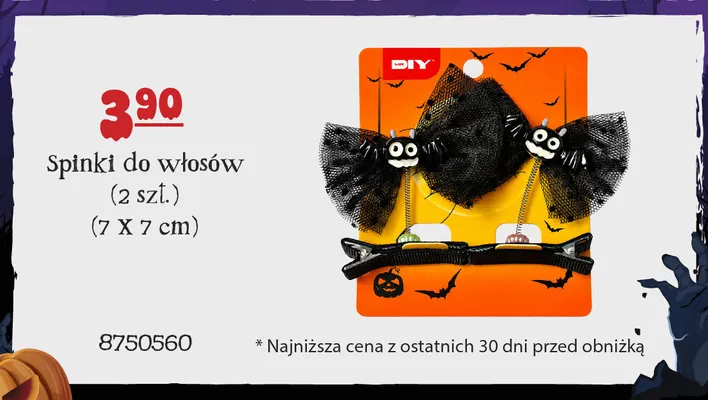 Spinki do włosów MR.DIY 2-pak 7x7 cm promocja w MR. DIY