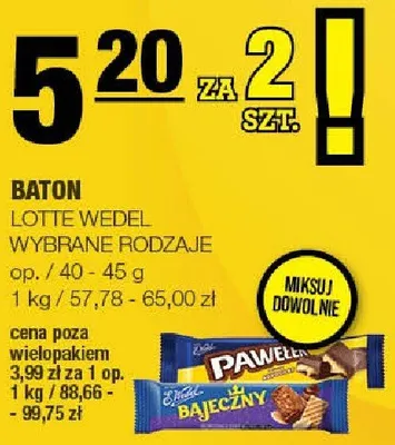 Mus daktyle orzechy laskowe marakuja Łowicz anty baton promocja w SPAR