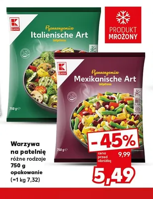 Warzywa na patelnię Mexikanische Art K-Classic promocja w Kaufland