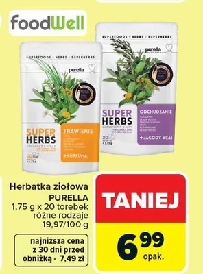 Herbatka ziołowa różne rodzaje promocja w Carrefour