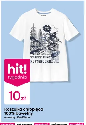 Koszulka chłopięca 100% bawełny promocja w Pepco
