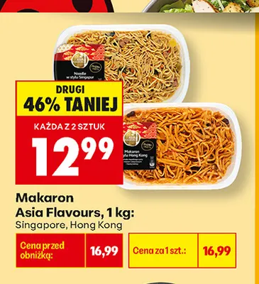 Makaron Asia Flavours Singapore promocja w Biedronka