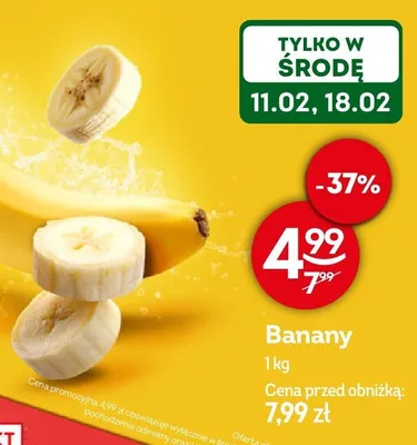 Banany promocja w Żabka