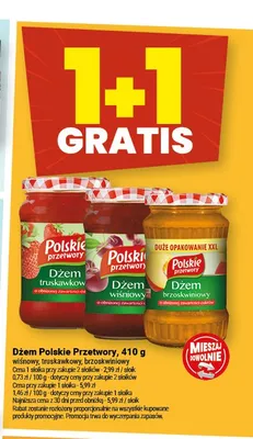 Dżem brzoskwiniowy Polskie Przetwory promocja w Twój Market