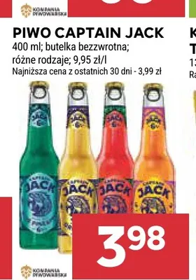 Piwo Captain Jack promocja w Stokrotka
