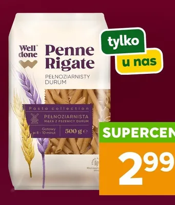 Makaron Well Done pióra promocja w Stokrotka