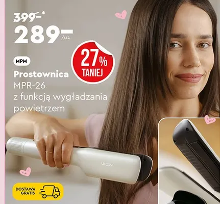 Prostownica MPR-26 z funkcją wygładzania powietrzem promocja w Biedronka Home