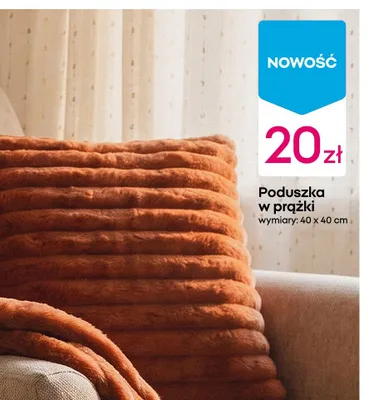 Poduszka w prążki promocja w Pepco