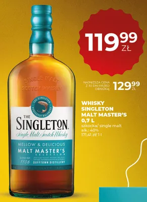 Whisky szkocka/single malt promocja w Duży Ben