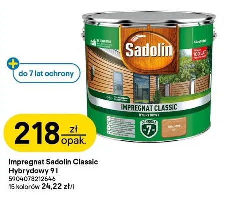 Impregnat Classic Hybrydowy promocja w Castorama