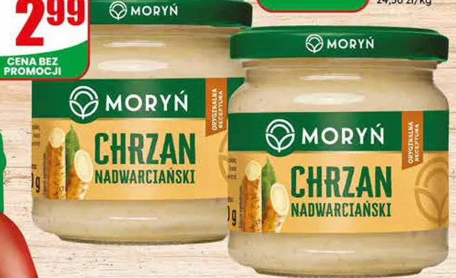 Chrzan nadwarciański Moryń promocja w Dino