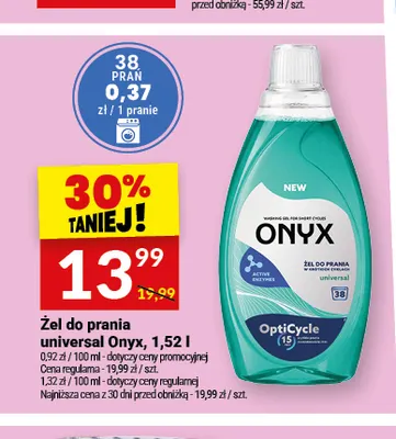 Żel do prania universal Onyx promocja w Twój Market