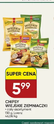 Chipsy Wiejskie Ziemniaczki Lorenz promocja w Chata Polska