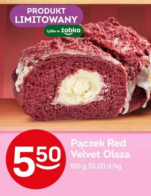 Pączek Red Velvet Olsza promocja w Żabka