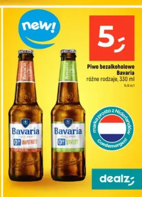 Piwo bezalkoholowe Bavaria Grapefruit promocja w Dealz
