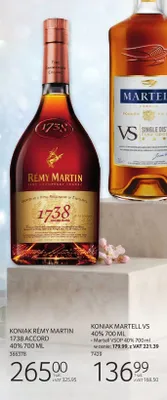Koniak RÉMY MARTIN 1738 ACCORD 40% 700 ML promocja w Selgros