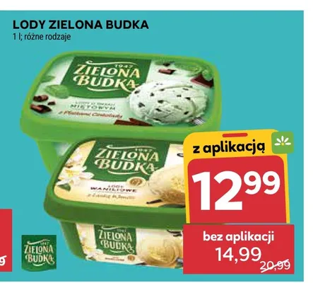 Lody Zielona Budka promocja w Stokrotka