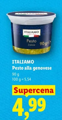 Pesto alla genovese promocja w Lidl