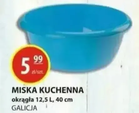 Miska kuchenna okrągła 12,5 l, 40 cm promocja w Zielony Koszyk