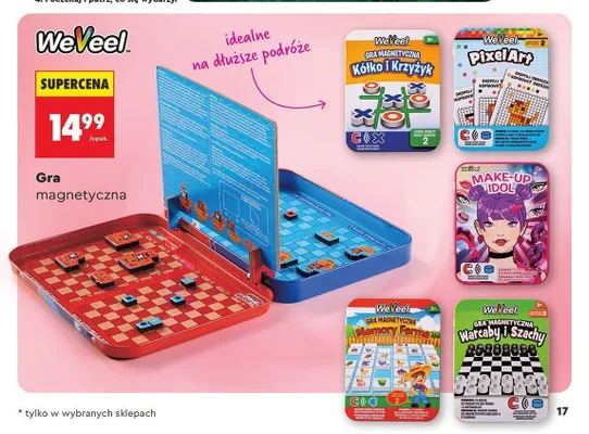 Gra magnetyczna WeVeel Bojowe okręty promocja w Biedronka