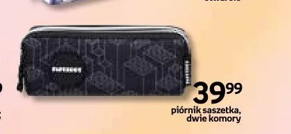 Piórnik saszetka dwie komory czarny piksele promocja w Empik