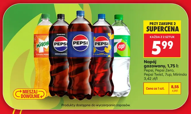 Napój gazowany Mirinda promocja w Biedronka