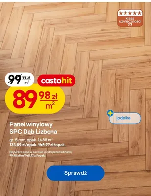 Panel winylowy Spc Dąb Lizbona promocja w Castorama