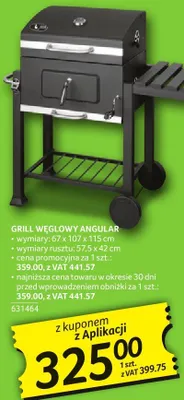 Grill węglowy Anguar promocja w Selgros