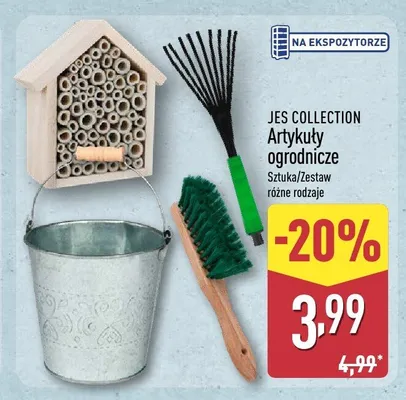 Artykuły ogrodnicze Jes Collection promocja w Aldi