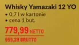 Whisky Yamazaki 12 YO promocja w Makro