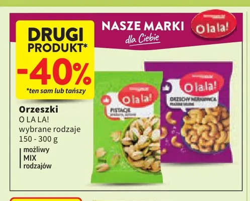 Orzeszki O la la! promocja w Intermarche