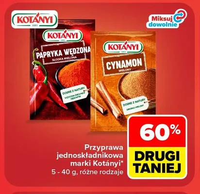 Cynamon mielony Kotányi promocja w Carrefour Market