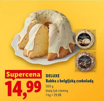 Babka z belgijską czekoladą promocja w Lidl
