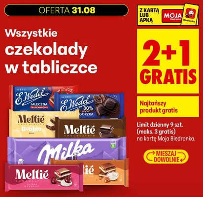 Czekolada Meltié Chocolatier promocja w Biedronka