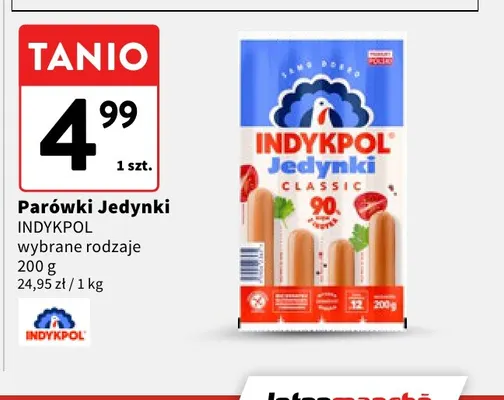 Parówki hot dog Indykpol promocja w Intermarche