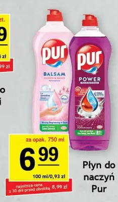 Płyn do naczyń Pur Power promocja w Gram Market
