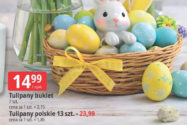 Tulipany polskie promocja w Leclerc