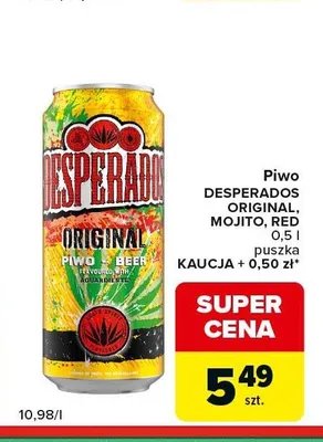Piwo Desperados Red promocja w Carrefour Market