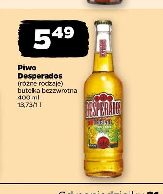 Piwo Desperados promocja w Netto