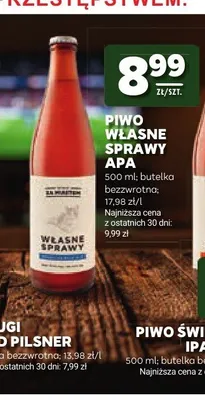 Piwo Inne Beczki Własne Sprawy APA promocja w Stokrotka