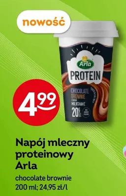 Napój mleczny proteinowy chocolate brownie promocja w Żabka