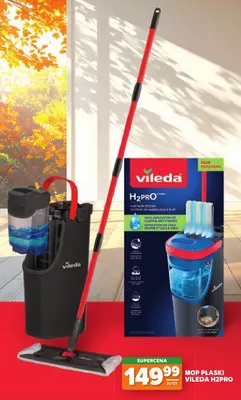 Mop płaski Vileda H2PRO promocja w Stokrotka
