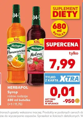 Syrop Herbapol Pomarańcza promocja w Kaufland