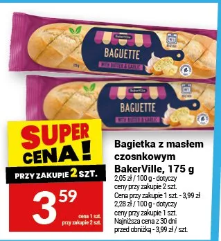 Bagietka z masłem czosnkowym promocja w Twój Market