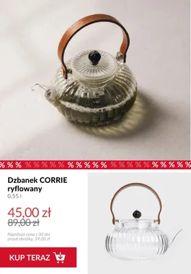 Dzbanek Corrie ryflowany 0,55 l promocja w Homla