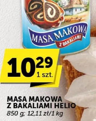 Masa makowa z bakaliami Helio promocja w Euro Sklep